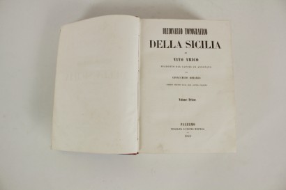 Topographisches Wörterbuch von Sizilien Band 1, Vito Amico