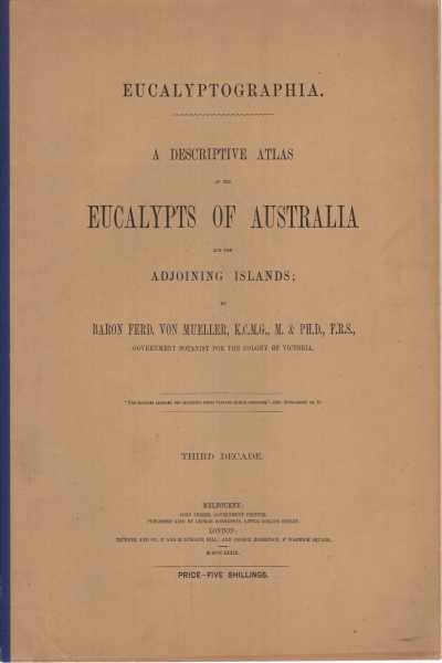 Un atlas descriptivo de los eucaliptos de Australia, AA.VV.