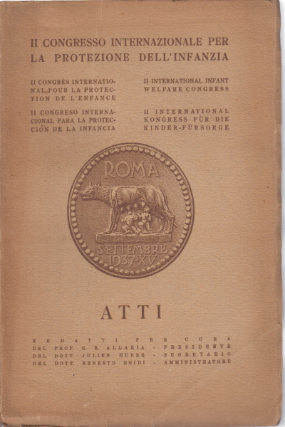 II congreso internacional para la protección de, G. B. Medición de julien Huber Ernesto Egidi