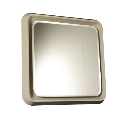 di mano in mano, miroir des années 60, années 60, miroir vintage, miroir antique moderne, miroir rétroéclairé, vintage italien, antiquités modernes italiennes