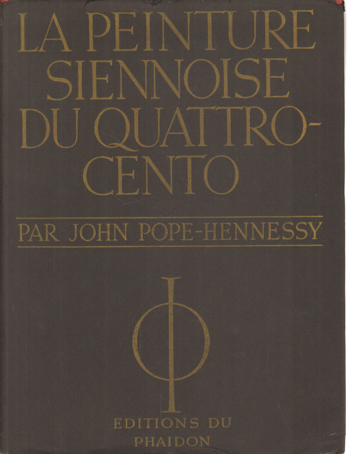 Die peinture siennoise du Vierhundert, John Pope-Hennessy