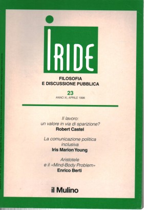 Iride anno XI 1998 n. 23, AA. VV.