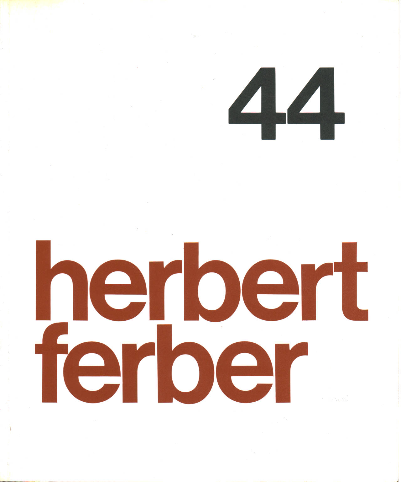 Herbert Ferber, Flaminio Gualdoni A