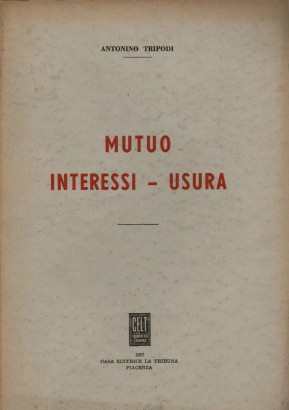 Mutuo.Interessi-Usura