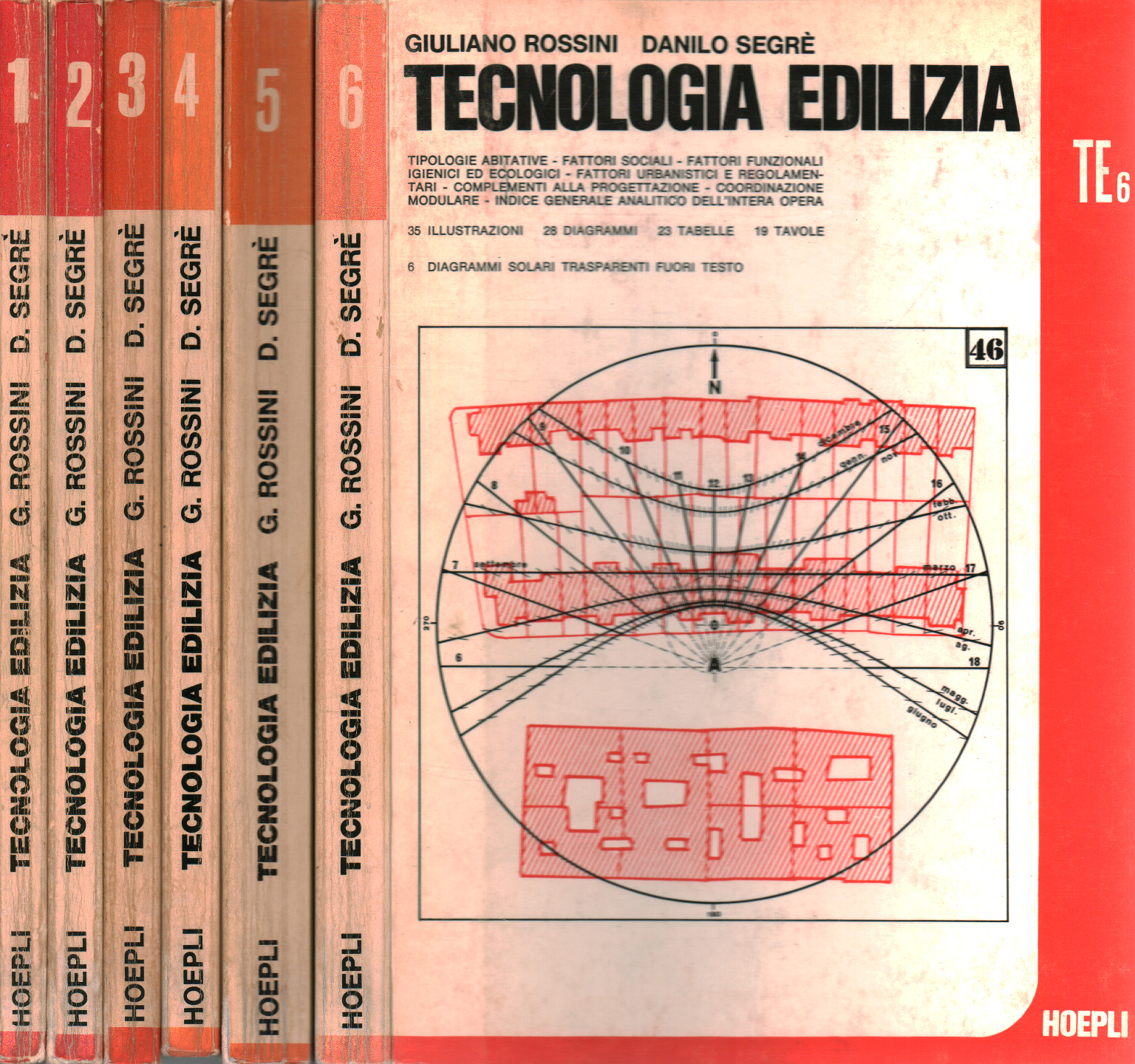 Tecnologia edilizia (6 volumi), s.a.