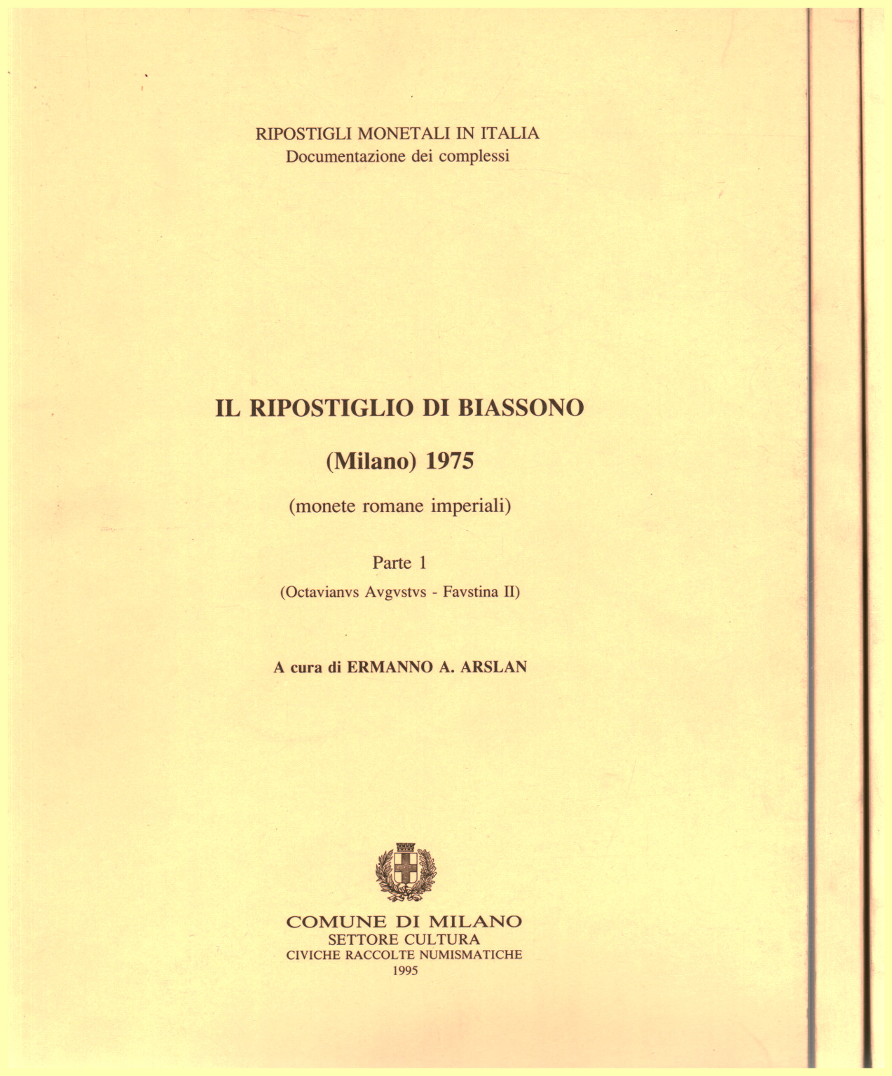 Il Ripostiglio di Biassono Milano 1975 (3 Volumi), s.a.