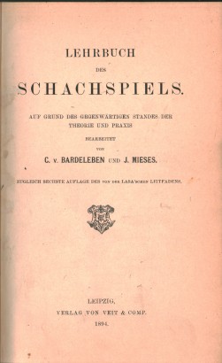 Lehrbuch des Schachspiels