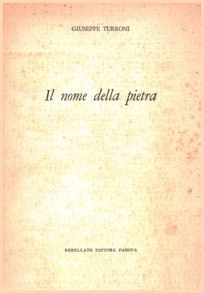 Il nome della pietra