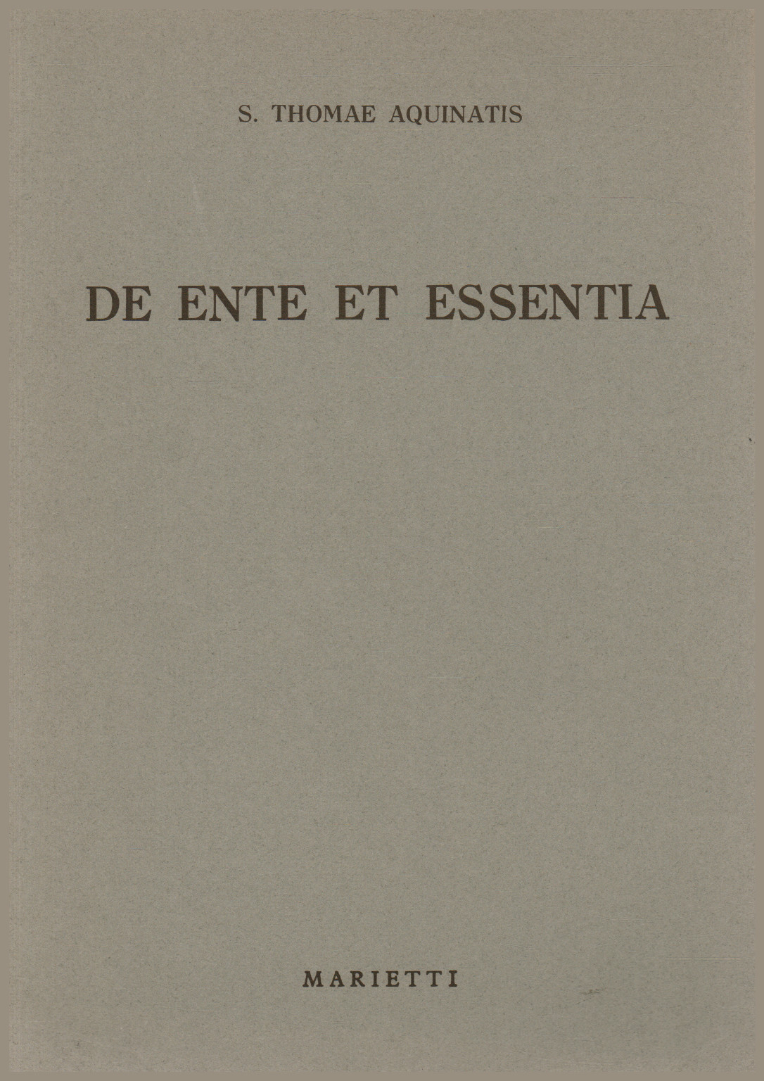 Opusculum de ente et essentia, s.a.