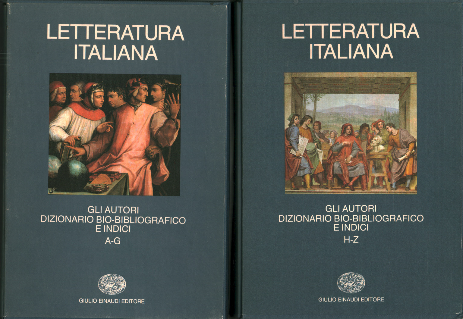 Italian literature: the Authors. Dictionary-bio-b, A. A. V. V.
