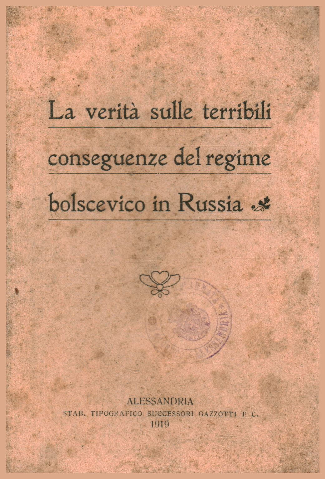 The truth about the terrible consequences of the regime, Eugenio Bollati