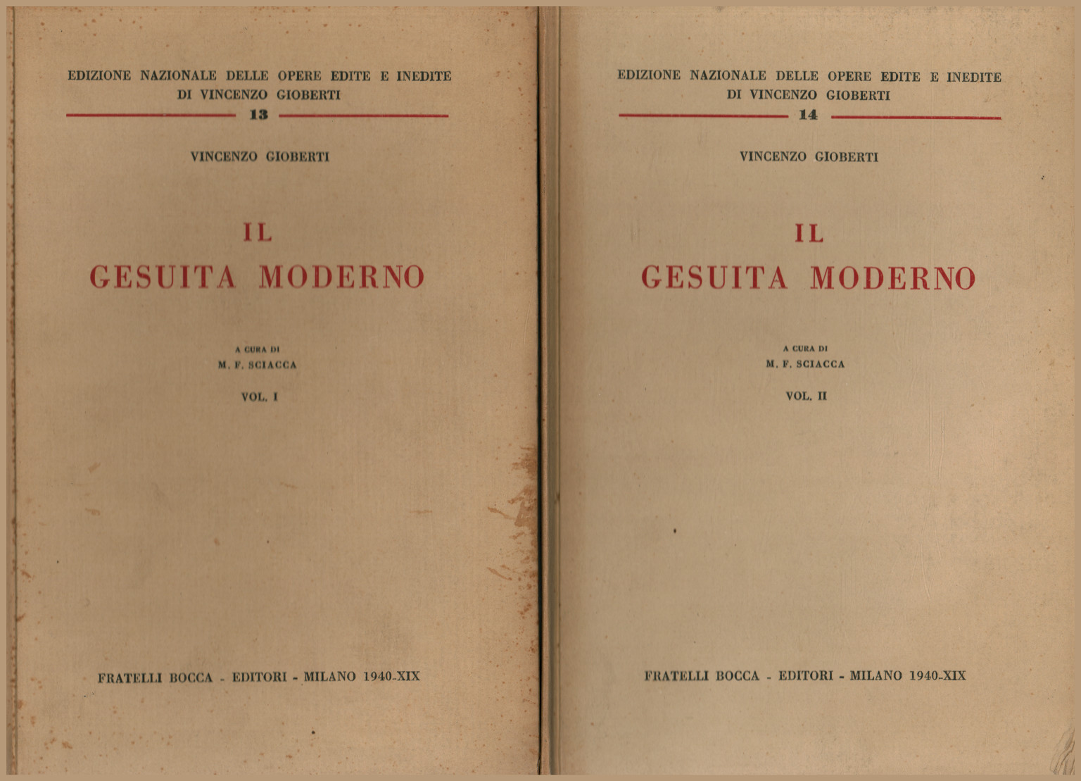 El jesuita moderno (2 volúmenes), Vincenzo Gioberti