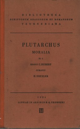 Moralia (vol. VI, fasc. 1)