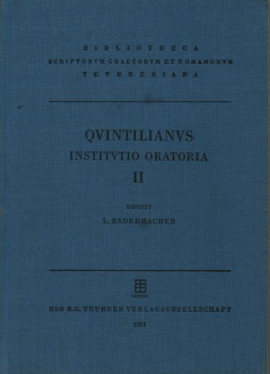 Institutionis oratoriae libri XII