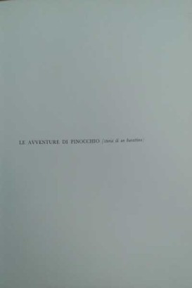 Le avventure di Pinocchio (storia di un burattino), Carlo Collodi