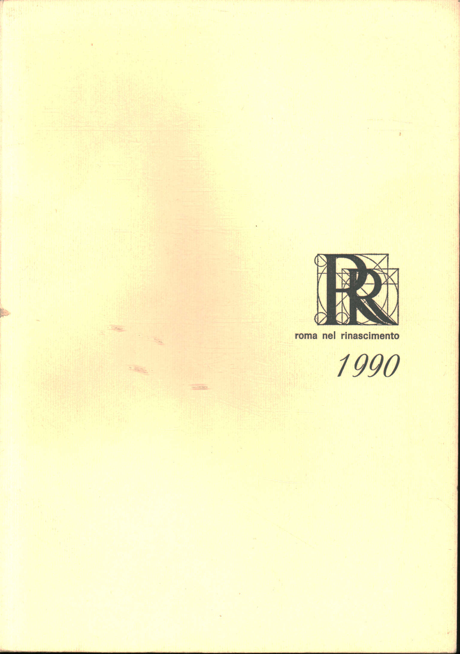 Rome à la Renaissance 1990 : bibliographie et notes, AA. VV.