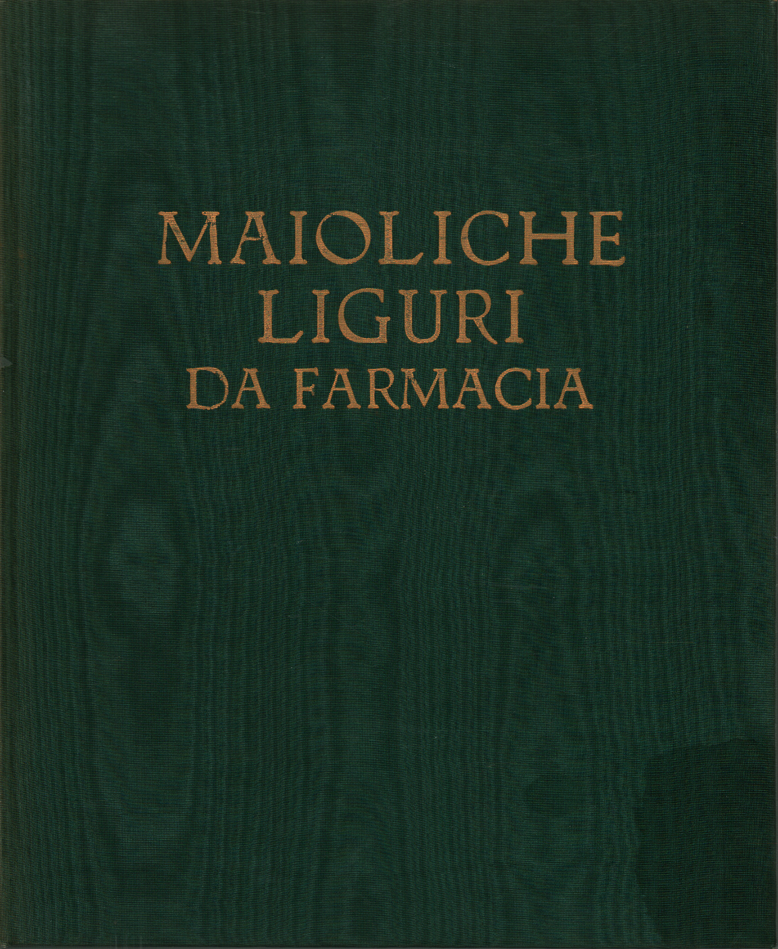 Maioliche liguri da farmacia, Giovanni Pesce