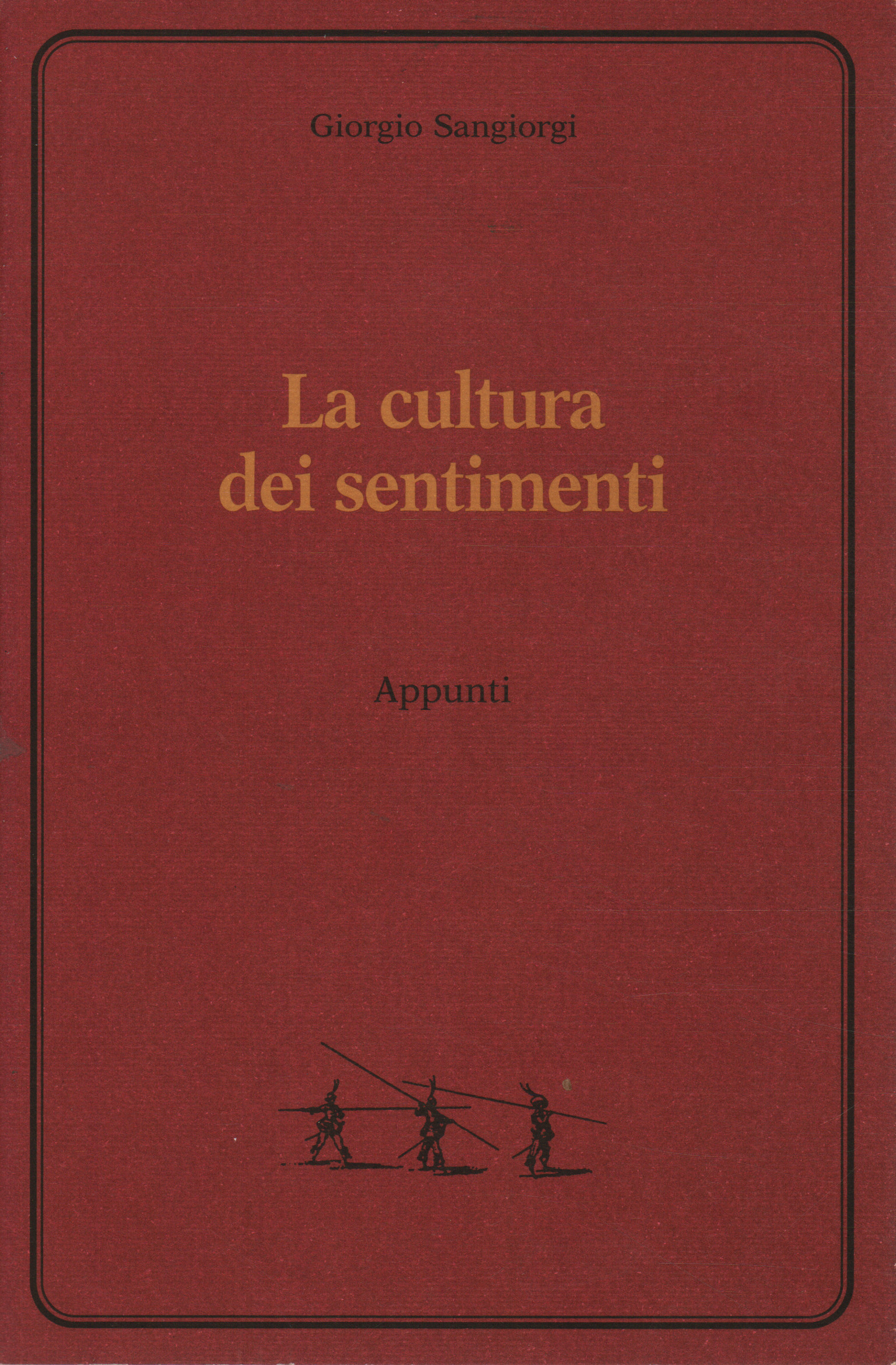 La cultura dei sentimenti, Giorgio Sangiorgi