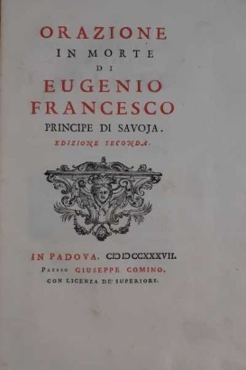 Oración a la muerte de Eugenio Francisco Príncipe de, Domenico Passionei