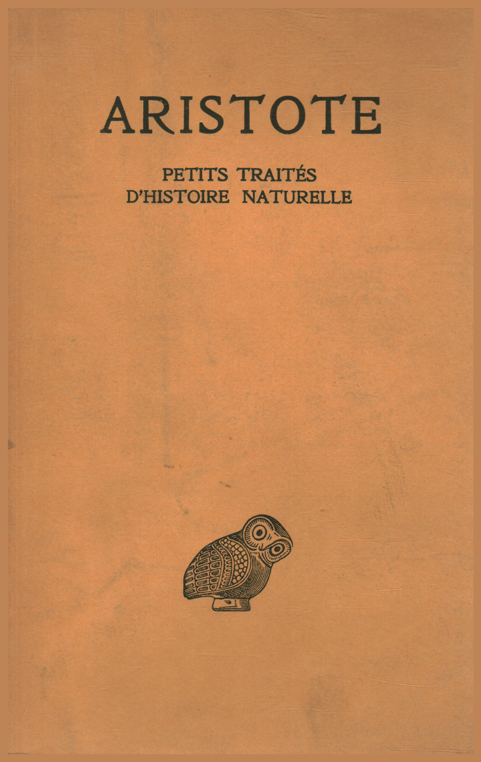 Petits traits d'histoire naturelle, Aristote