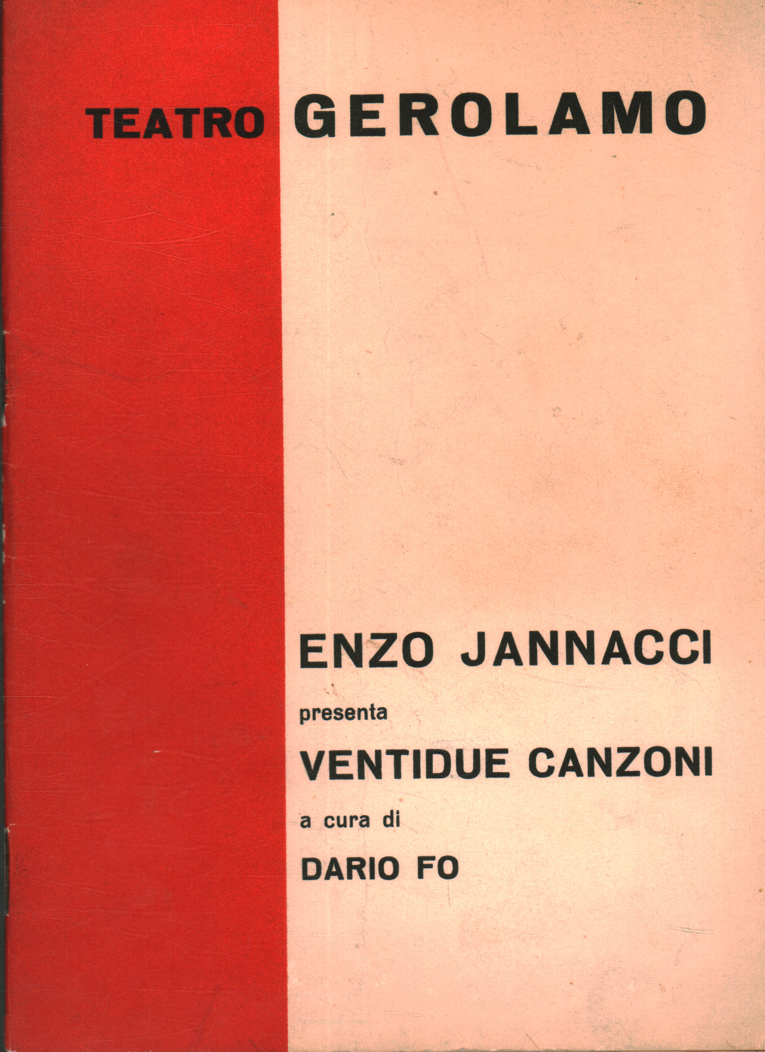 Zweiundzwanzig Lieder, Enzo Jannacci