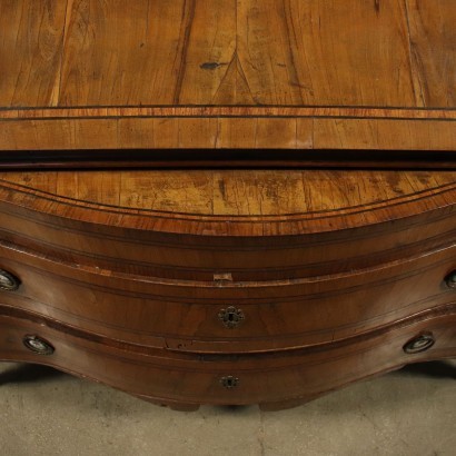 Barocchetto Tuscan Drop-Leaf Secretaire Italy 18th Century