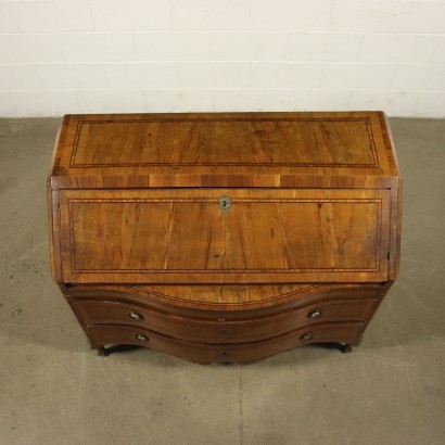 Barocchetto Tuscan Drop-Leaf Secretaire Italy 18th Century