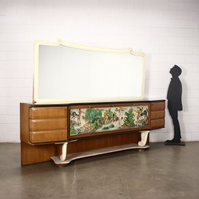 modernariato, modernariato di design, buffet, buffet modernariato, buffet di modernariato, buffet italiano, buffet vintage, buffet anni '60, buffet design anni 60,Mobile Anni 50