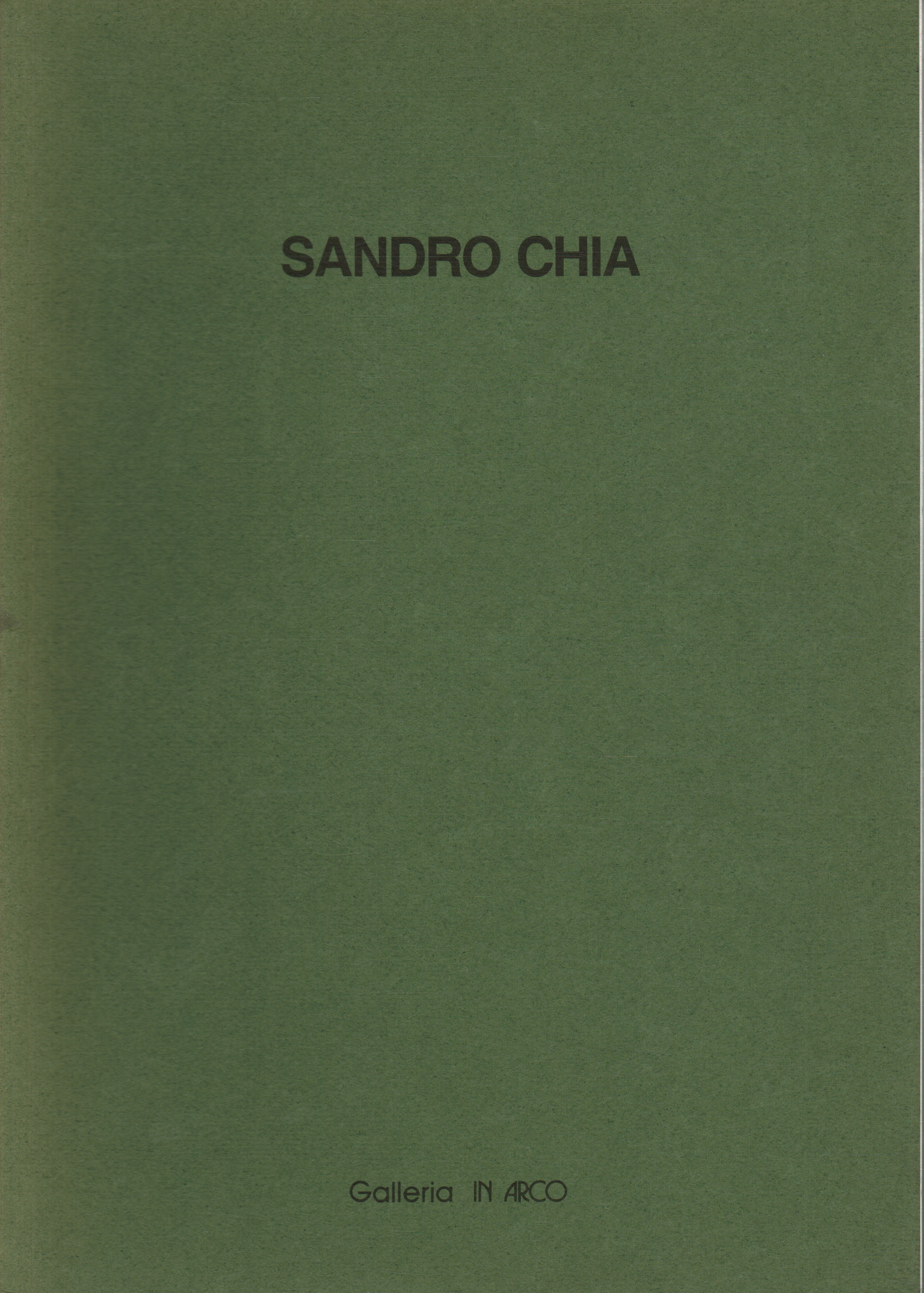 Sandro Chia. Arbeiten auf Papier