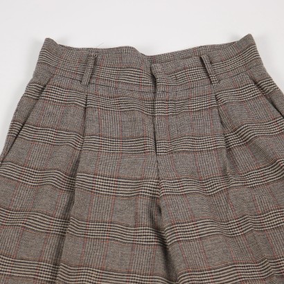 Tartan Trousers Max&Co Wool Polyester Italy