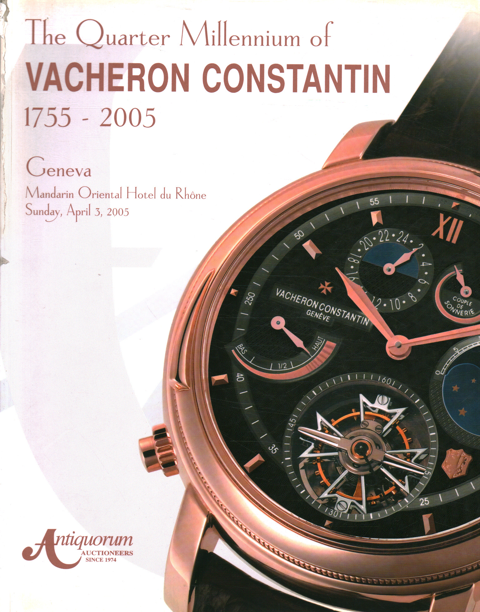 Le quart de millénaire de Vacheron Const