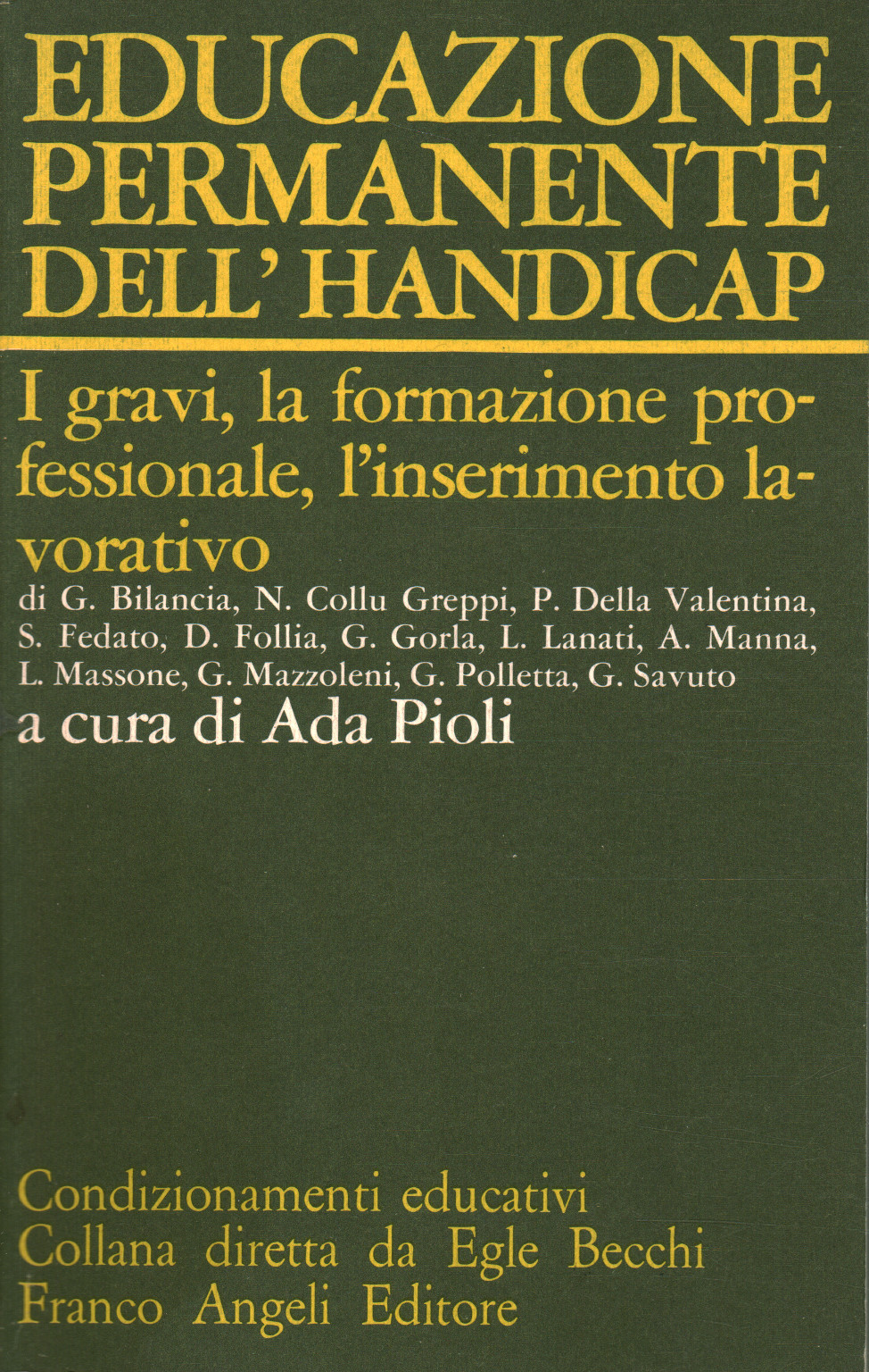 Educazione permanente dell'handicap