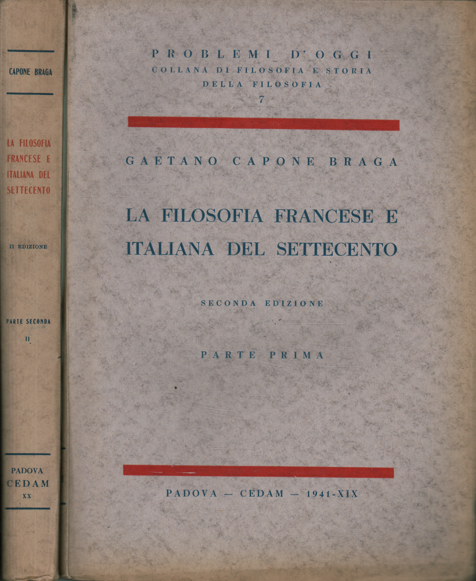 La filosofia francese e italiana del S
