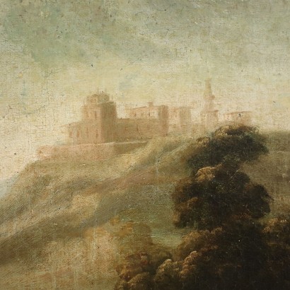 Paysage Huile sur Toile - Italie XVIII Siècle