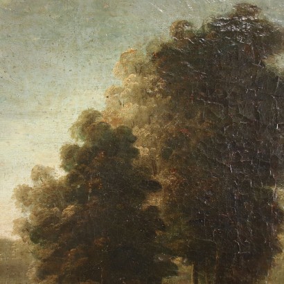 Paysage Huile sur Toile - Italie XVIII Siècle