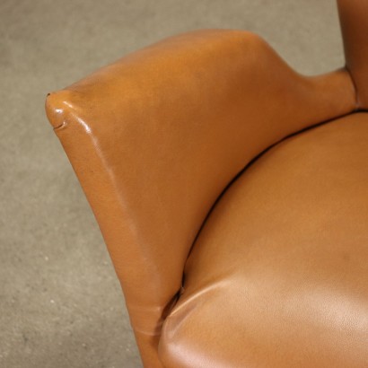 Pair of Armchairs Fake Leather Italy 1950s