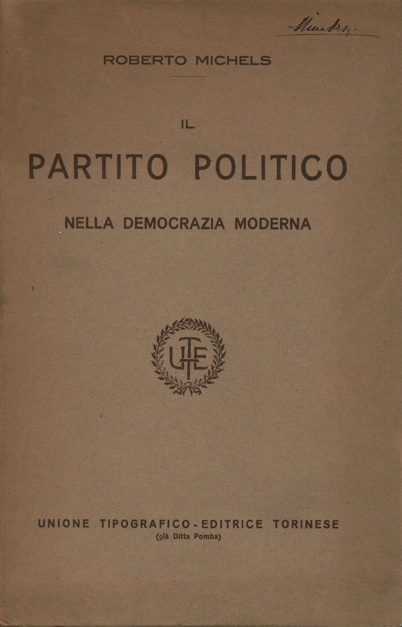 El partido político en democracia mod