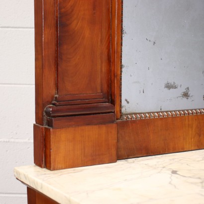 Restoration Console Cherrywood Italy XIX Century