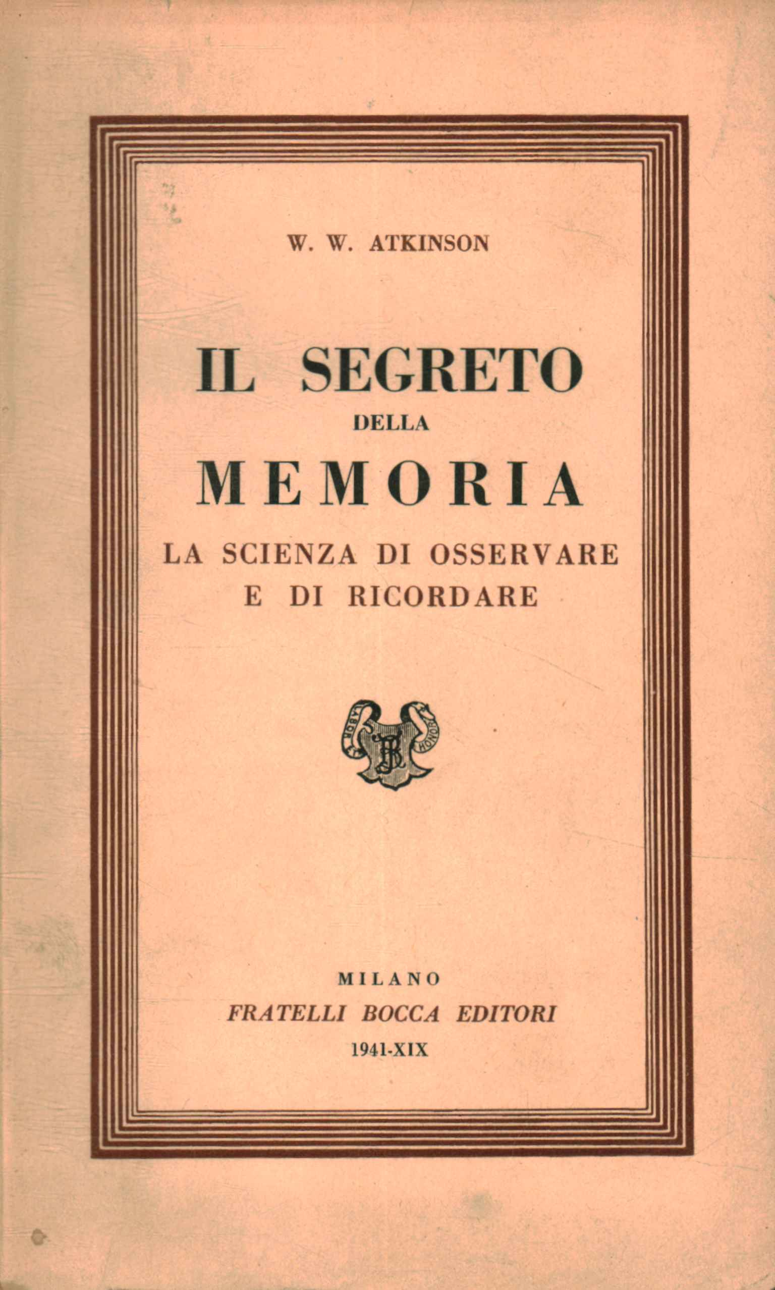 Il segreto della memoria