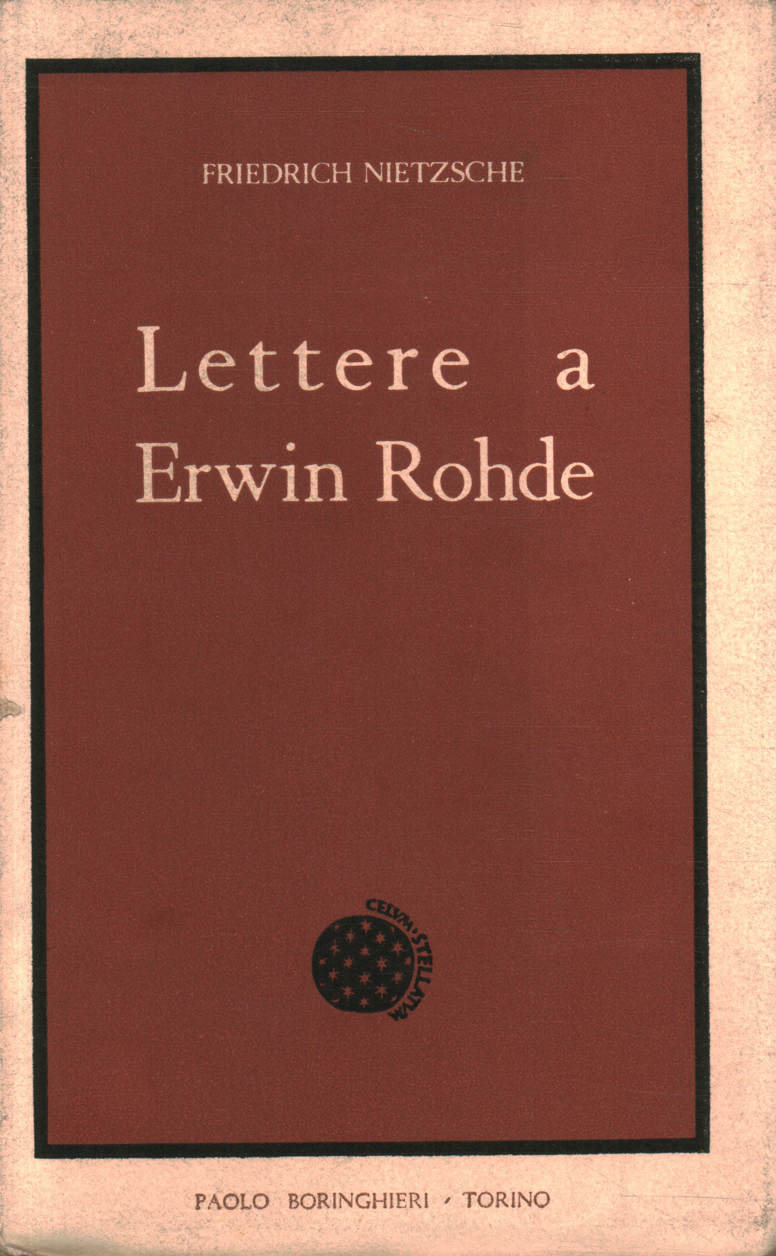 Letters to Erwin Rohde