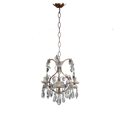 Chandelier Bronze Italy XX Century