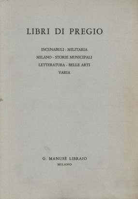 Libri di pregio