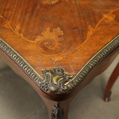 Baroque Style Game Table Maple Italy XX Century