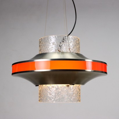 Lampe Aluminium Italien 1960er