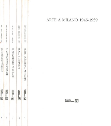 Kunst in Mailand 1946-1959 (5 Bände)