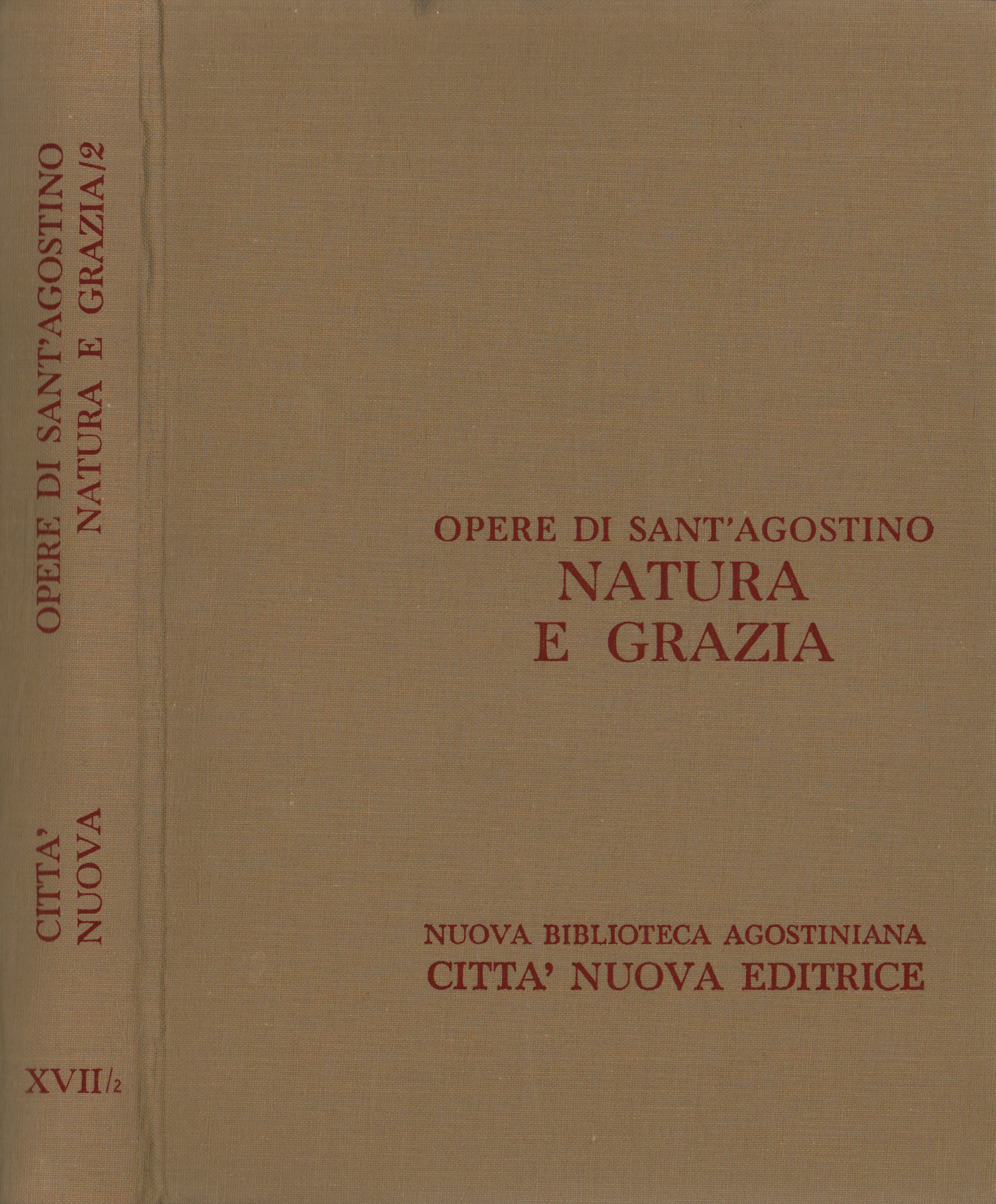 Oeuvres de Sant'Agostino. La nature