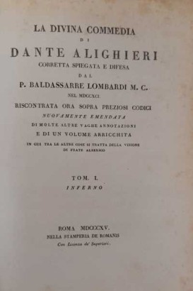 La Divina Comedia de Dante Alighieri