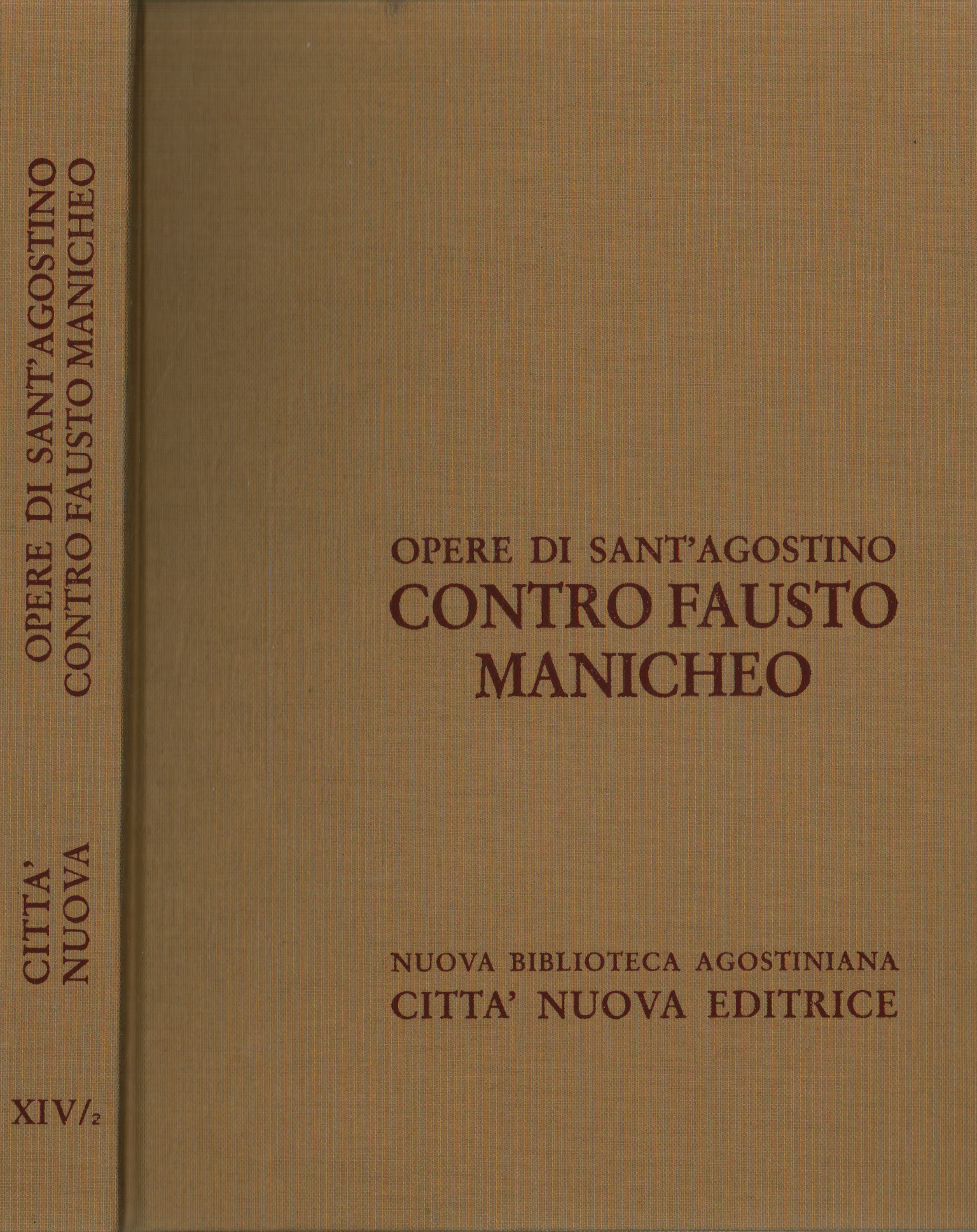 Works of Sant'Agostino. Versus