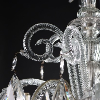 Murano Chandelier Glass Italy XIX Century