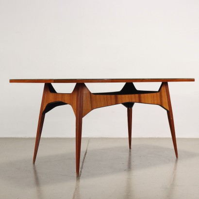 Table Teak Veneer Italy 1960s